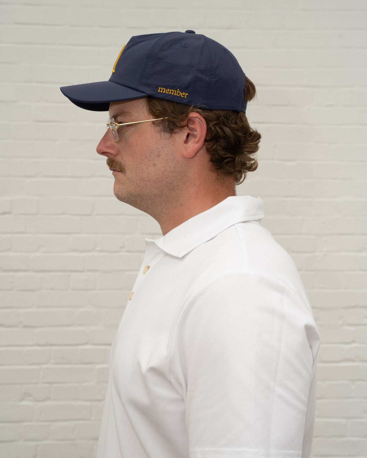 'A' Members Nylon Cap Blue