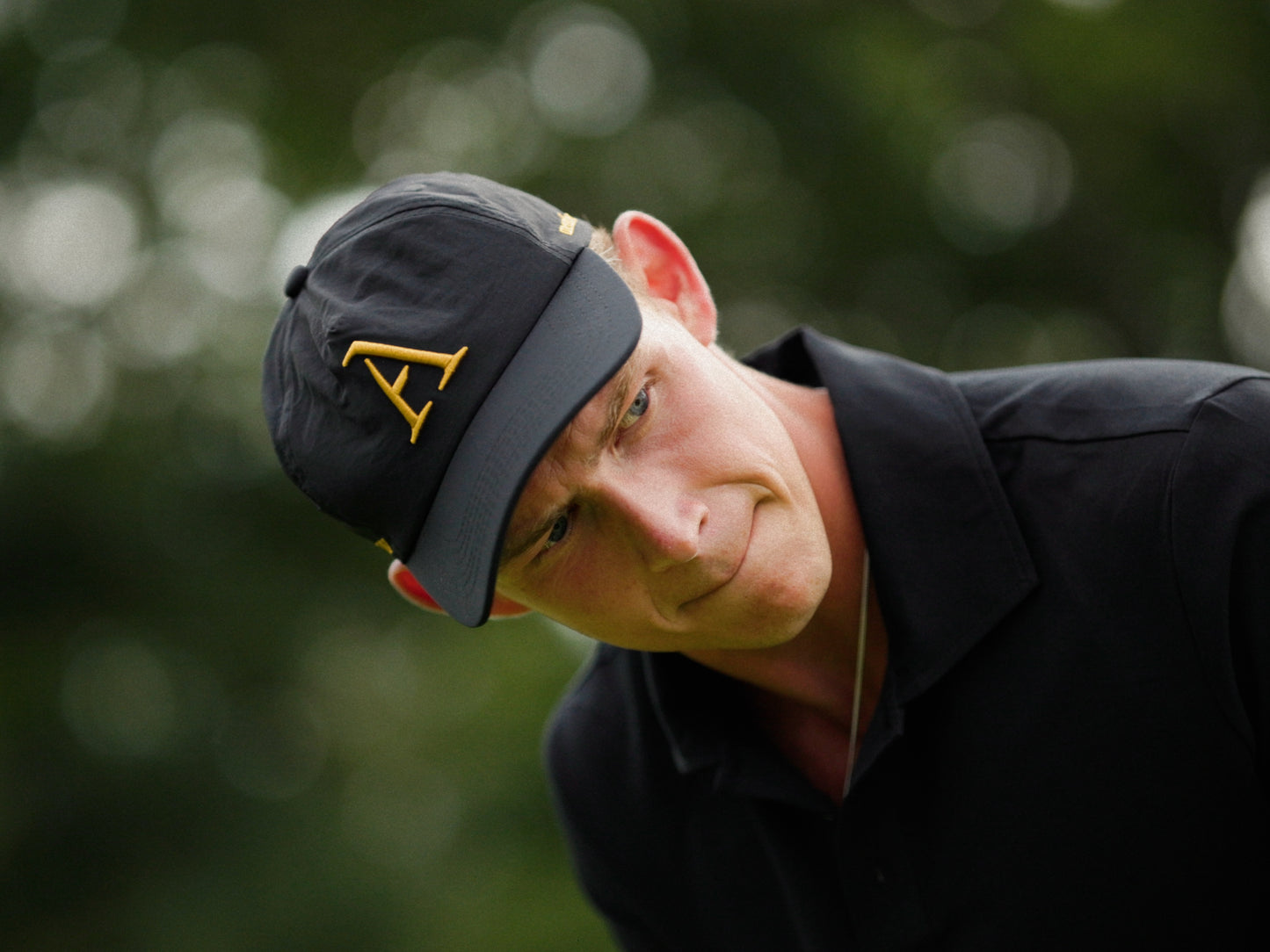 'A' Members Nylon Cap - Black