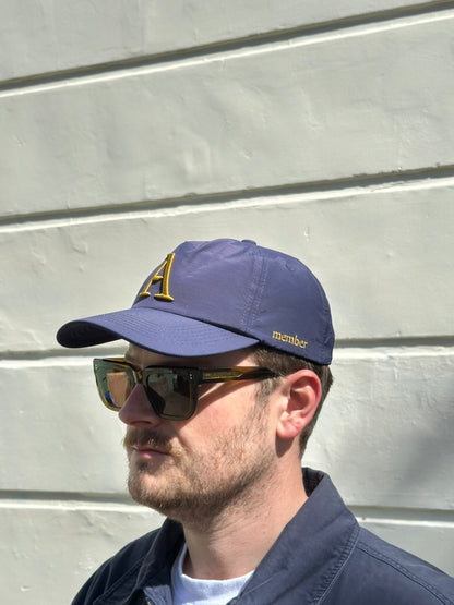 'A' Members Nylon Cap - Navy