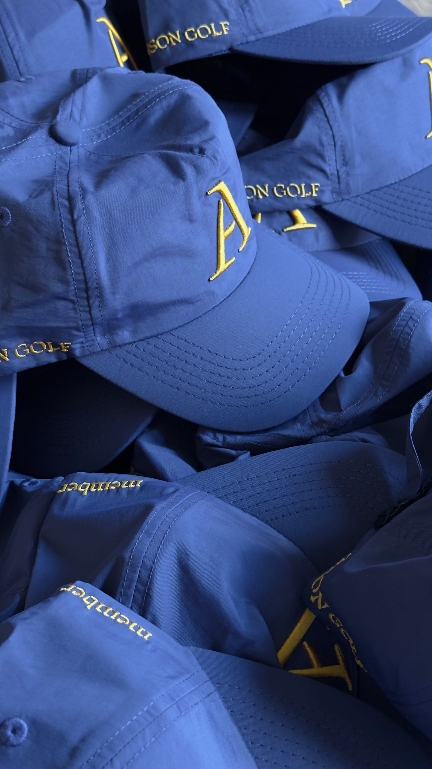 'A' Members Nylon Cap - Navy