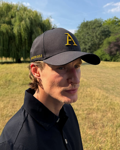Black - 'A' Members Cotton Cap