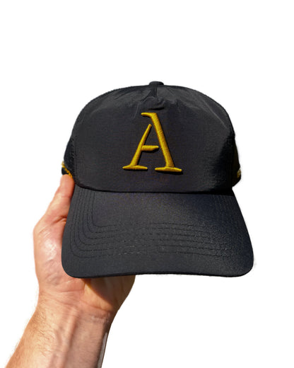 Black - 'A' Members Nylon Cap 2