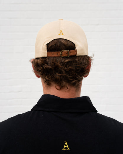 'A' Members Cotton Cap - Sand