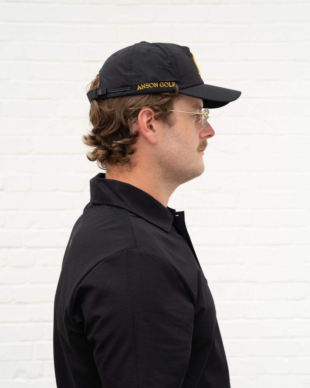 'A' Members Nylon Cap Black
