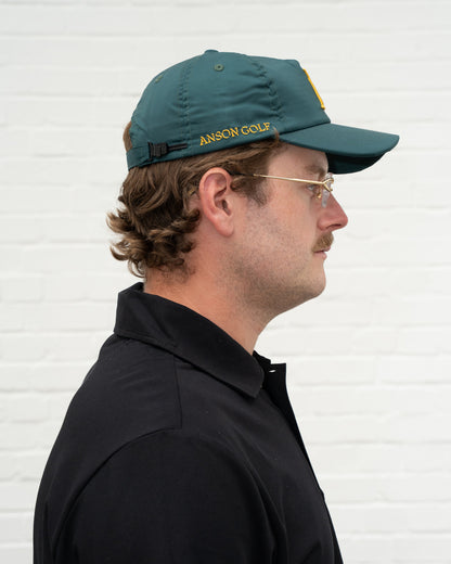 'A' Members Nylon Cap Green