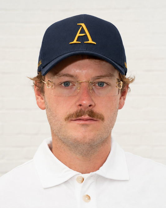 'A' Members Cotton Cap - Navy