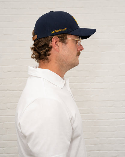 'A' Members Cotton Cap - Navy