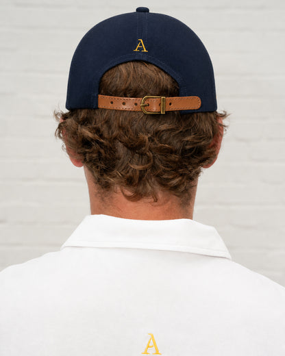 'A' Members Cotton Cap - Navy