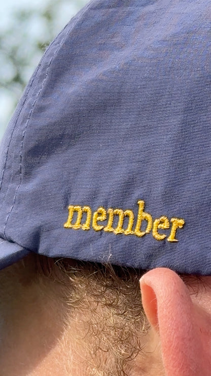 'A' Members Nylon Cap - Navy