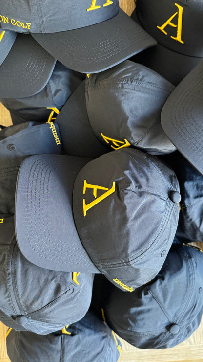 'A' Members Nylon Cap - Black