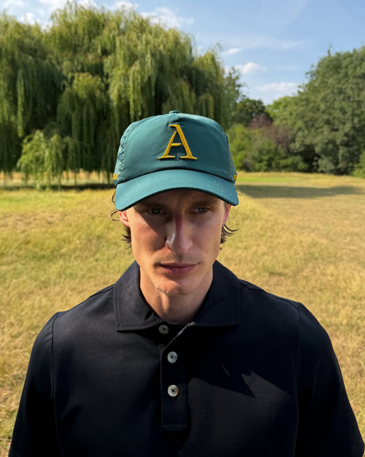'A' Members Nylon Cap - Green