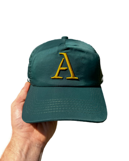 'A' Members Nylon Cap - Green