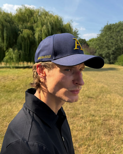 'A' Members Cotton Cap - Navy