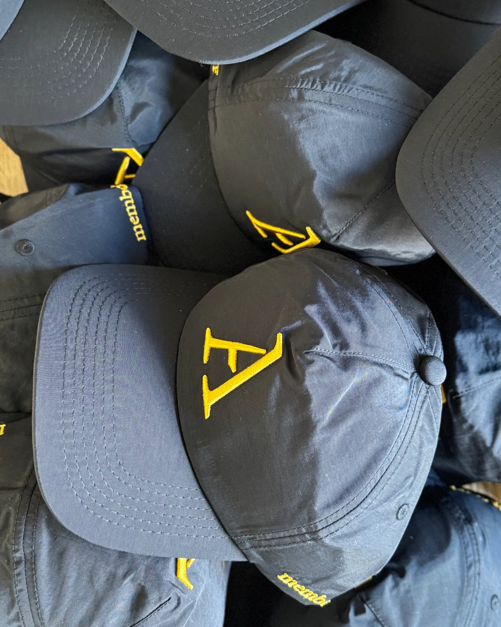 Black - 'A' Members Nylon Cap 5