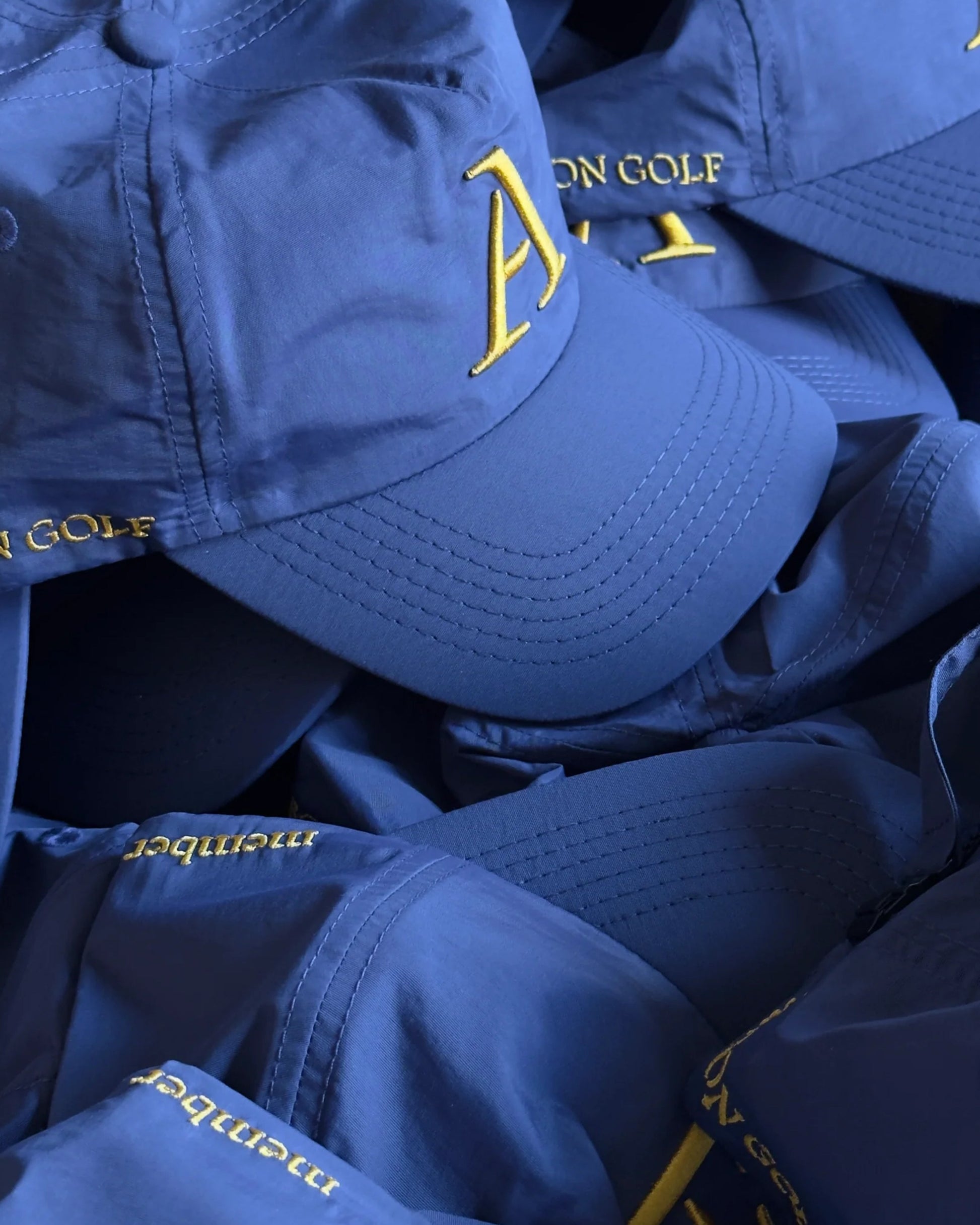 Navy - 'A' Members Nylon Cap 3