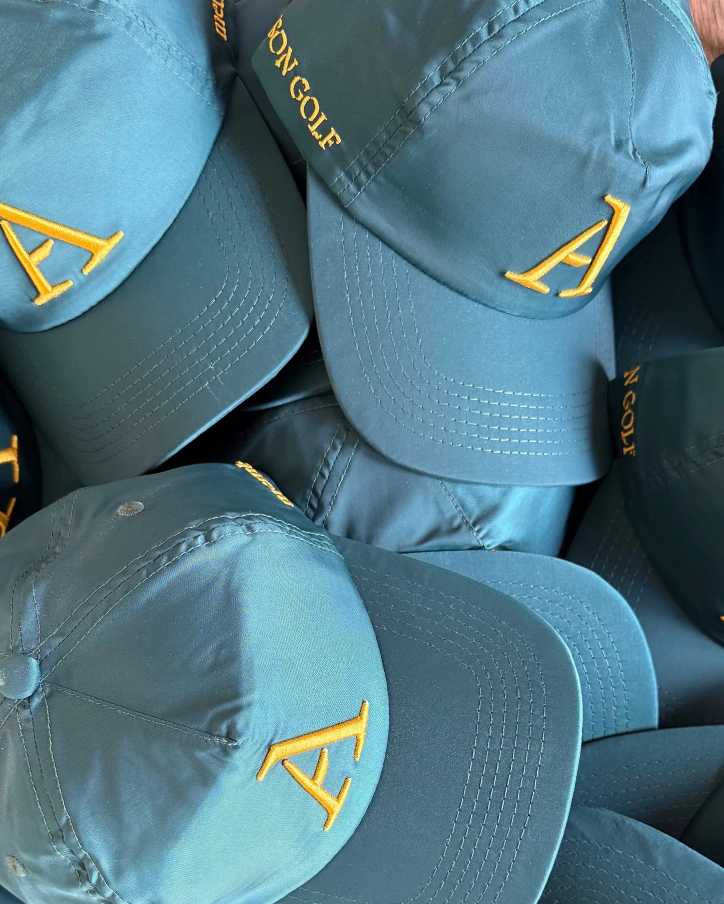 Green - 'A' Members Nylon Cap group